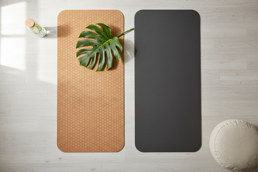 How to Choose Between Cork and Rubber Yoga Mats