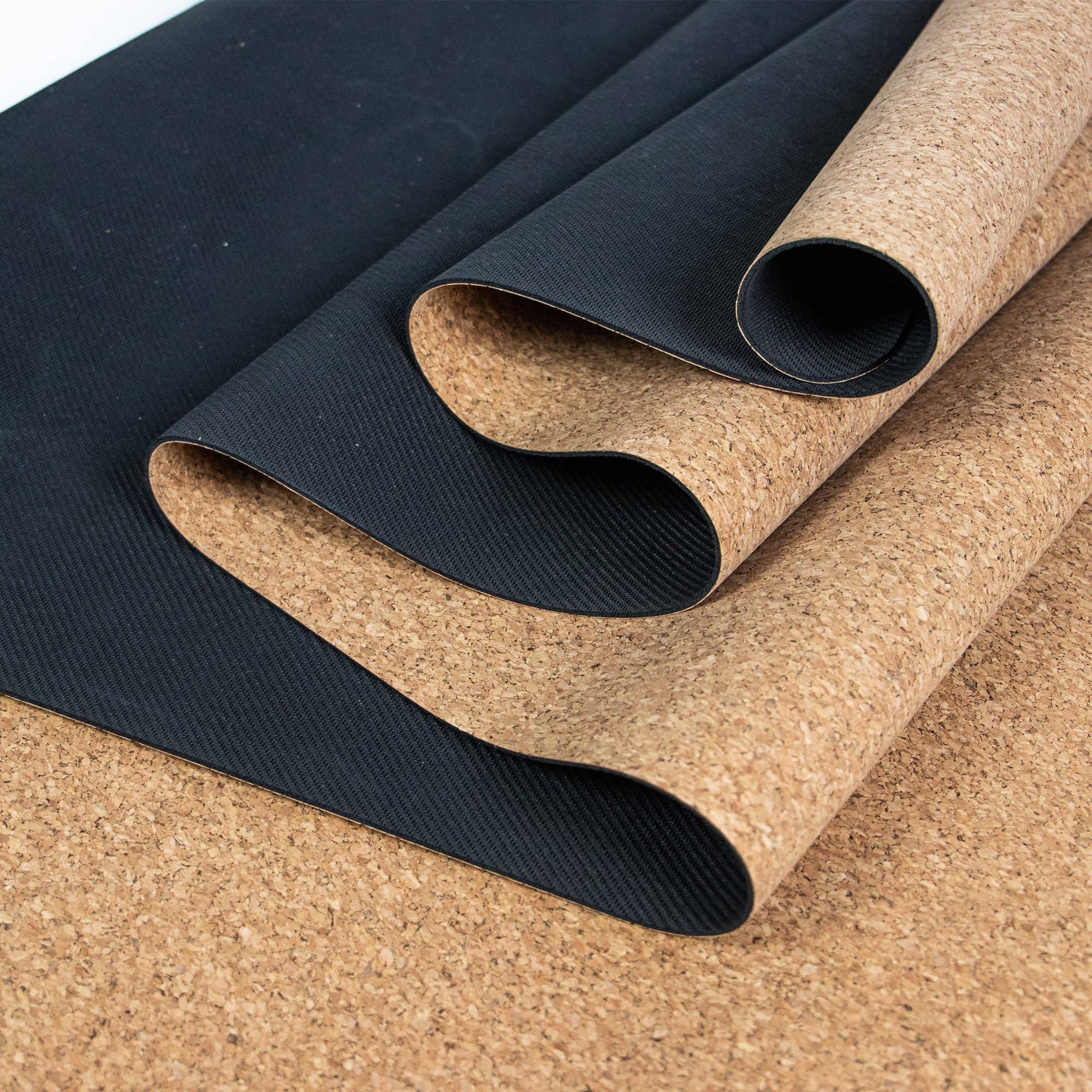 Travel Cork Rubber Yoga Mat