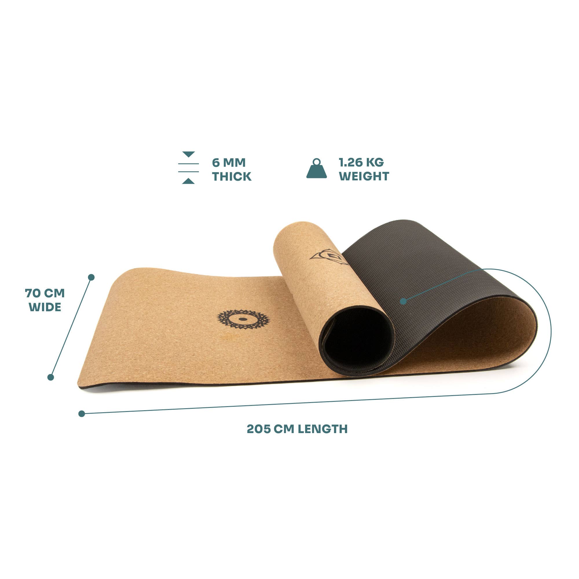 Extra Large Cork Yoga Mat