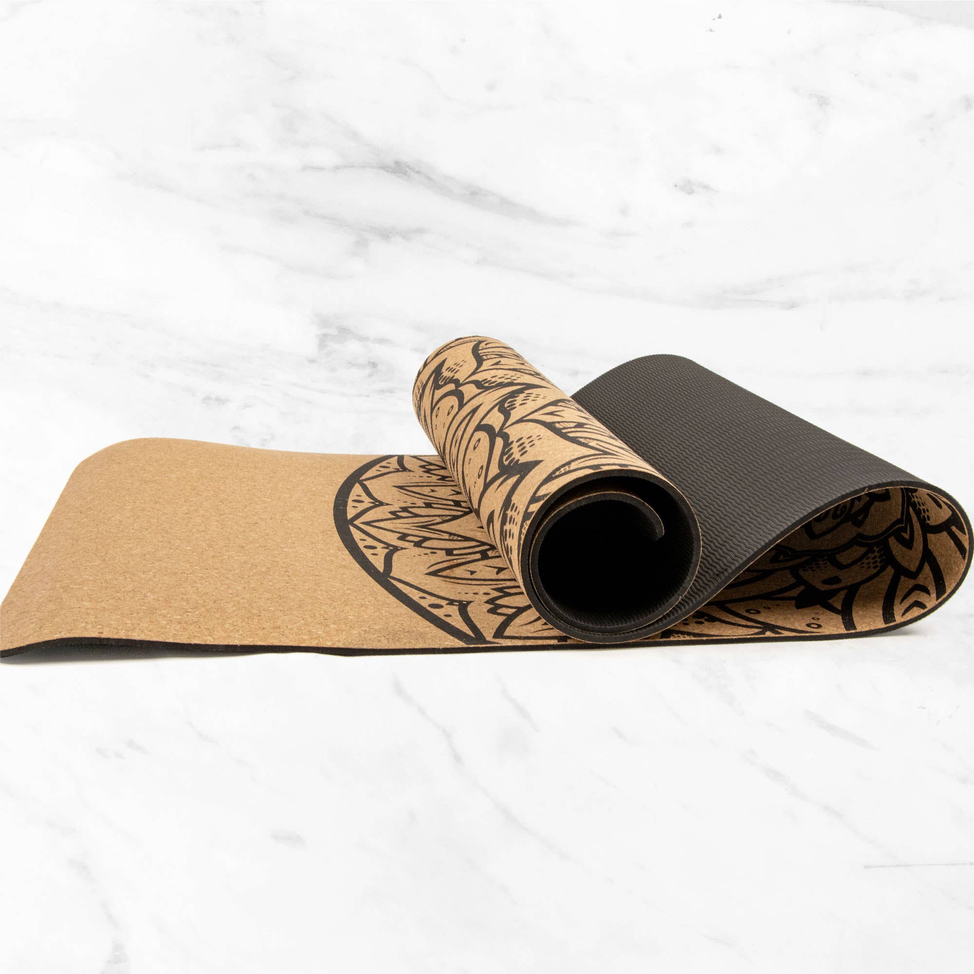 Extra Large Cork Yoga Mat (Alignment)